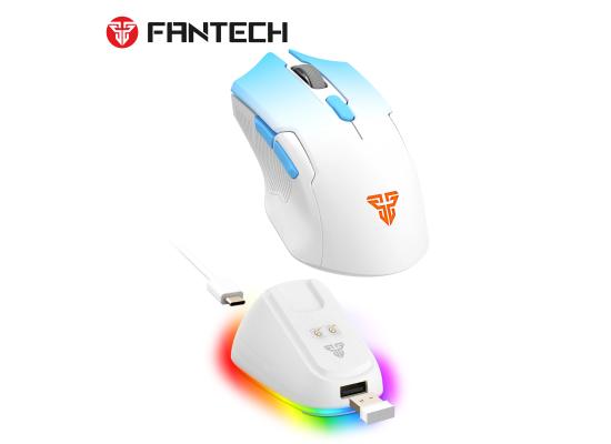 Fantech Cruiser II WG11V2RD Wireless Gaming Mouse 2400 DPI with Charging Dock Blue